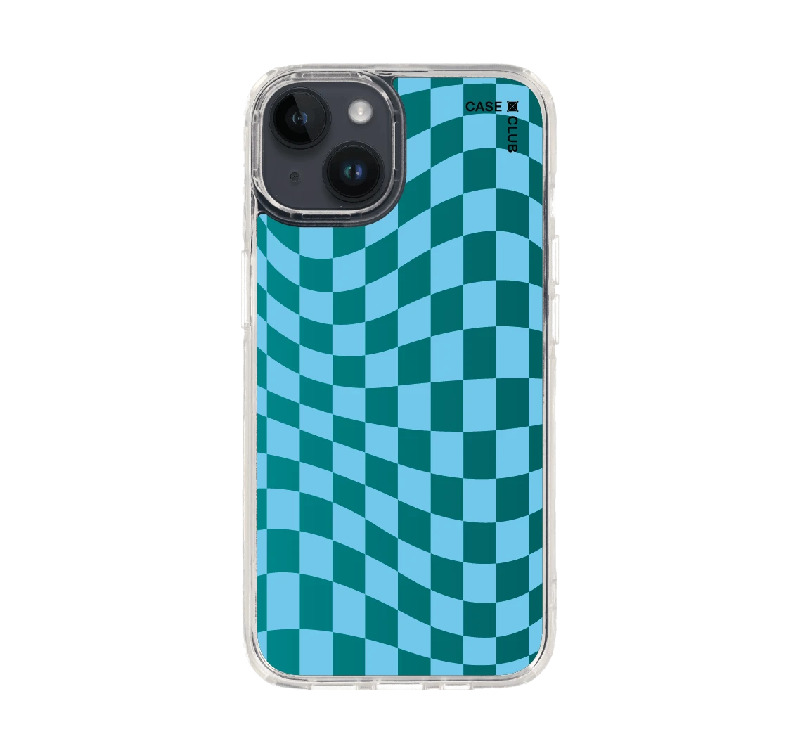 blue gradient grid